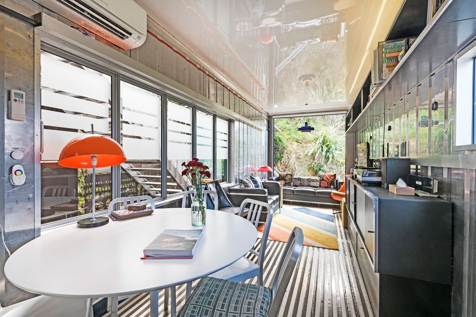 Interior of a container home